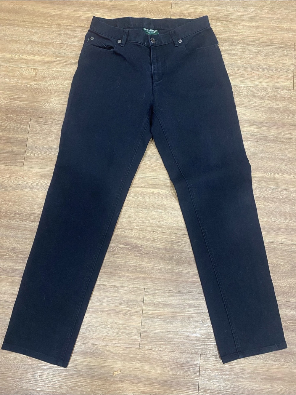 Ralph Lauren Black Straight-Leg Women's Jeans